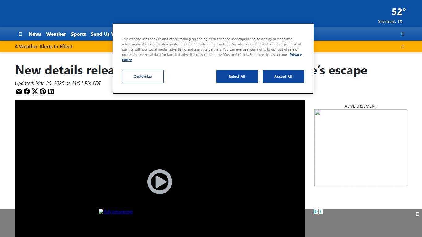 New details released about Pontotoc County inmate’s escape